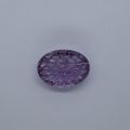 Améthyste naturelle de 13.20ct - Couleur pourpre, Forme ovale facettée - Certificat GFCO Certified