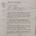 Adjudication d'un prè à Itzig en 1852 : Résultat de la vente et paiement en octobre