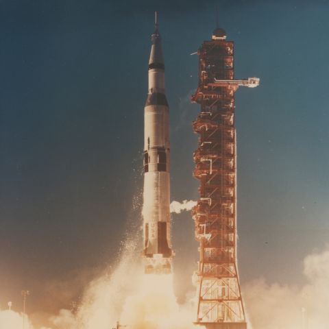 Photo NASA : Lancement d'Apollo 4 le 9 novembre 1967, Tirage chromogénique original
