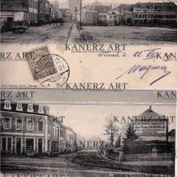 Deux cartes postales anciennes de Mersch photographiées par E. Hansen vers 1900