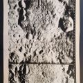 Mission Lunar Orbiter 1 : Rare tirage argentique d'époque de la face cachée de la Lune