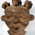 Masque de dance Bamoum, Cameroun