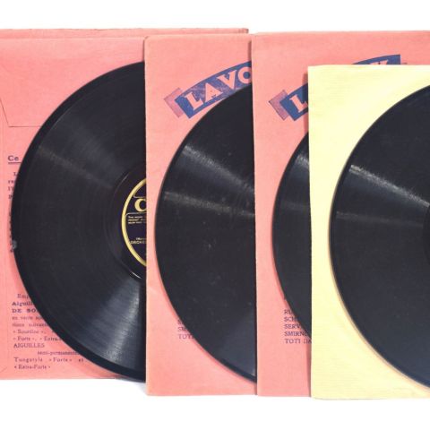 (DISQUES COLUMBIA) Ensemble de 12 disques
