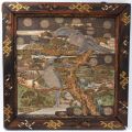 Square glazed ceramic panel