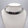 Collier ras de cou signé F. Salkin en argent, 43g brut