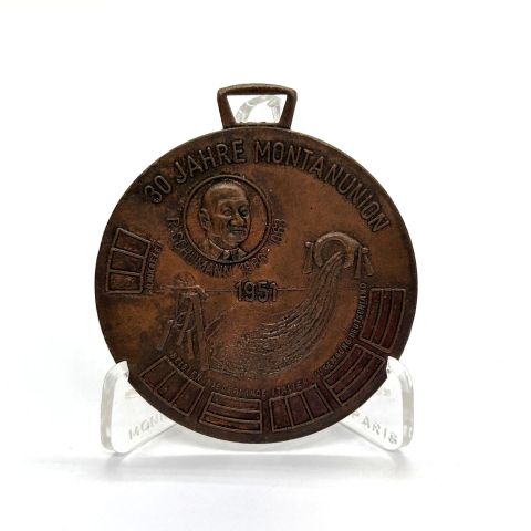 Médaille commémorative des 30 ans de la Communauté Européenne du Charbon et Acier