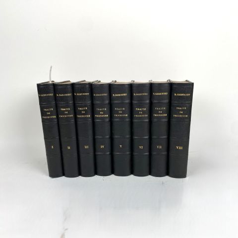 Traité de procédure de Garsonnet : 2e édition, 8 tomes en bel état