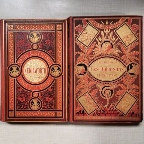 Deux ouvrages rares : Kenilworth et Les Robinsons de la Guyane, détails à vérifier