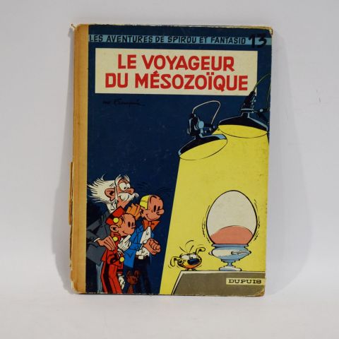 Première édition de "Le voyageur du Mésozoïque" de Spirou et Fantasio