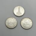 Trois pièces de 5 reichsmark de l'Église de Potsdam, 1934-1935