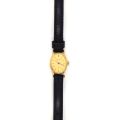 Certina ladies' watch in 18K gold with leather strap, 11.60g