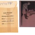 Photographie d'A. Warhol : Tirage numéroté avec signatures et sceau authentique
