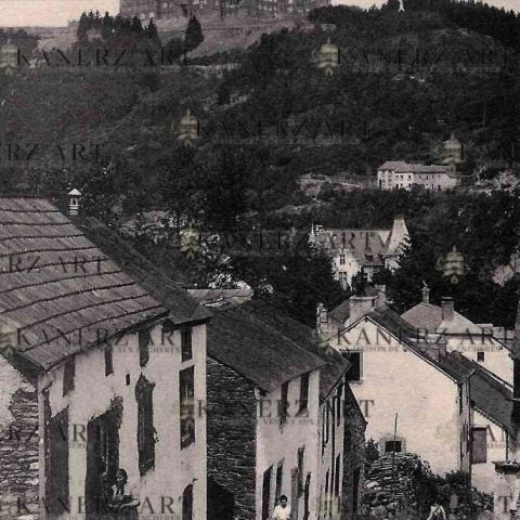 Cartes postales animées de l'abbaye St. Maurice à Clervaux (ca. 1920)