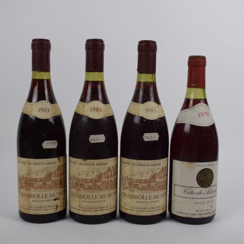 Sélection de bouteilles prestigieuses : Chambolle-Musigny et Côtes-de-Brouilly, millésimes vintage