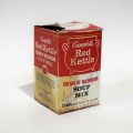 Boîte Campbell's Red Kettle Soup Mix d'A. Warhol, signé, état endommagé