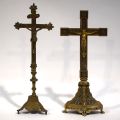 (RELIGIOSA) Bronze Crucifix, Brass Crucifix