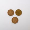 Set of 3 coins of 20 Gold Mark, Wilhelm I, 1887, 23.80g