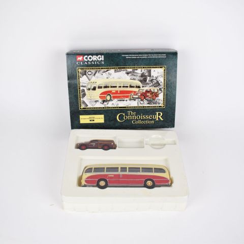 Camion Bartons "Burlingham Seagull & Morris Traveller Set" CORGI Classics, bon état
