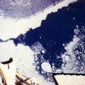 Beeindruckender Blick auf das zerbrechende Eismeer vor der Küste Kanadas - NASA 1985