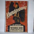 Affiche de propagande nazie NSDAP à Differdange en avril 1941