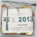 Kompletter Satz Euro-Münzen 2013, Ausgabe Banque Centrale du Luxembourg