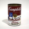 Boîte de conserve Campbell's Curly Noodle signée A. Warhol, œuvre sans certificat