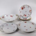 Ensemble d'assiettes et plat en porcelaine Bavaria et Rosenthal