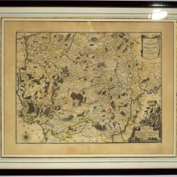 Carte rare du Duché de Luxembourg par Nicolas de Fer (1710)