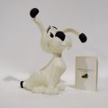 (ASTÉRIX) LEBLON-DELIENNE : Great Dogmatix, important figurine from the universe of GOSCINNY & UDERZO, 1999, without box, certificate #937/3000, height 26 cm