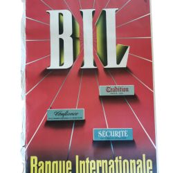 BIL Banque Internationale Luxembourg poster designed by Lex WEYER