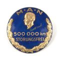 MAN enamel badge of honour 500,000 km, truck, very good condition