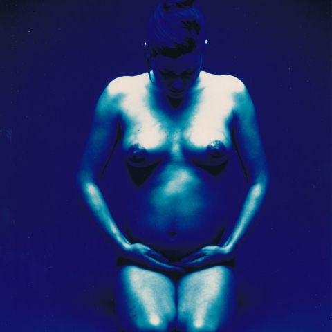 Photographie de femme enceinte par Patrick Bordes, tirage d'époque circa 1990