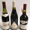 3er-Set prestigeträchtige Flaschen: Chateauneuf-du-Pape, Côte de Brouilly, Burgund Moillard