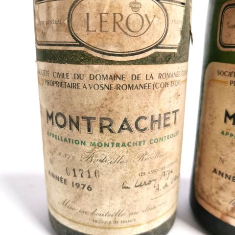 Montrachet 1976 du Domaine de la Romanée Conti LEROY