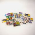 Lot de 50 tickets à gratter de la Loterie Nationale (1995-1997), illustrations variées