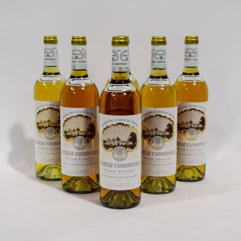 (PESSAC) 6 bouteilles Château CARBONNIEUX, Grand Cru Classé Graves, Pessac-Léognan Blanc, 2006
