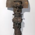 Rare objet de culte Igbo du Nigéria : l'Offo sacré de 45CM
