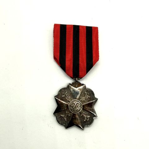 Médaille d'argent de Belgique pour services civiques, instituée en 1867