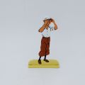 (TINTIN - COLLECTION ARCHIVES TINTIN), "Le Crabe aux pinces d'or" , Figurine Tintin Métal Relief 5,5 cm