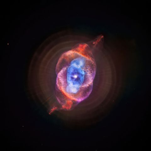 (NASA. GRAND FORMAT. ESPACE PROFOND. NEBULEUSE REDUX) La nébuleuse de l'Œil de Chat
