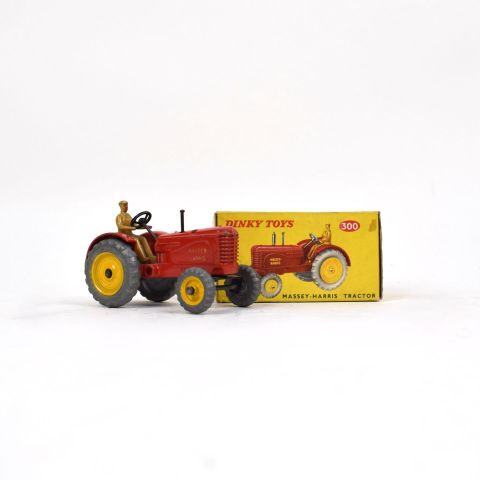 Tracteur Massey Harris Dinky Toys Ref. 300 avec boîte, collection rare