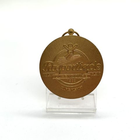 Médaille d'or de la Fédération Luxembourgeoise d'Athlétisme, 1989, sponsorisée par Rosport