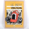 Silkscreen poster Le Petit Vingtième: A la poursuite des ravisseurs, 1990-1991