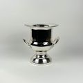 Seau à champagne en métal argenté de forme Médicis, neuf, 25,5 cm