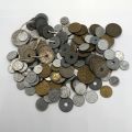 Collection variée de pièces de monnaie françaises, 194 pièces en bronze et zinc