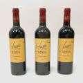 Three bottles of Château Nénin's second wine, Fugue de Nénin