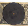 Postcard containing a mini disc