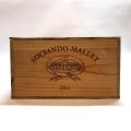 Caisse de 12 bouteilles Château Sociando-Mallet, millésime 2011, Haut-Médoc