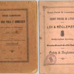 Loi & Règlement du Crédit Foncier de l'État + Notions élémentaires sur le droit public et administratif