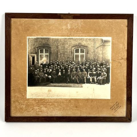 Photographie historique du Club St Hubert à Esch/Alzette, 6 juillet 1930